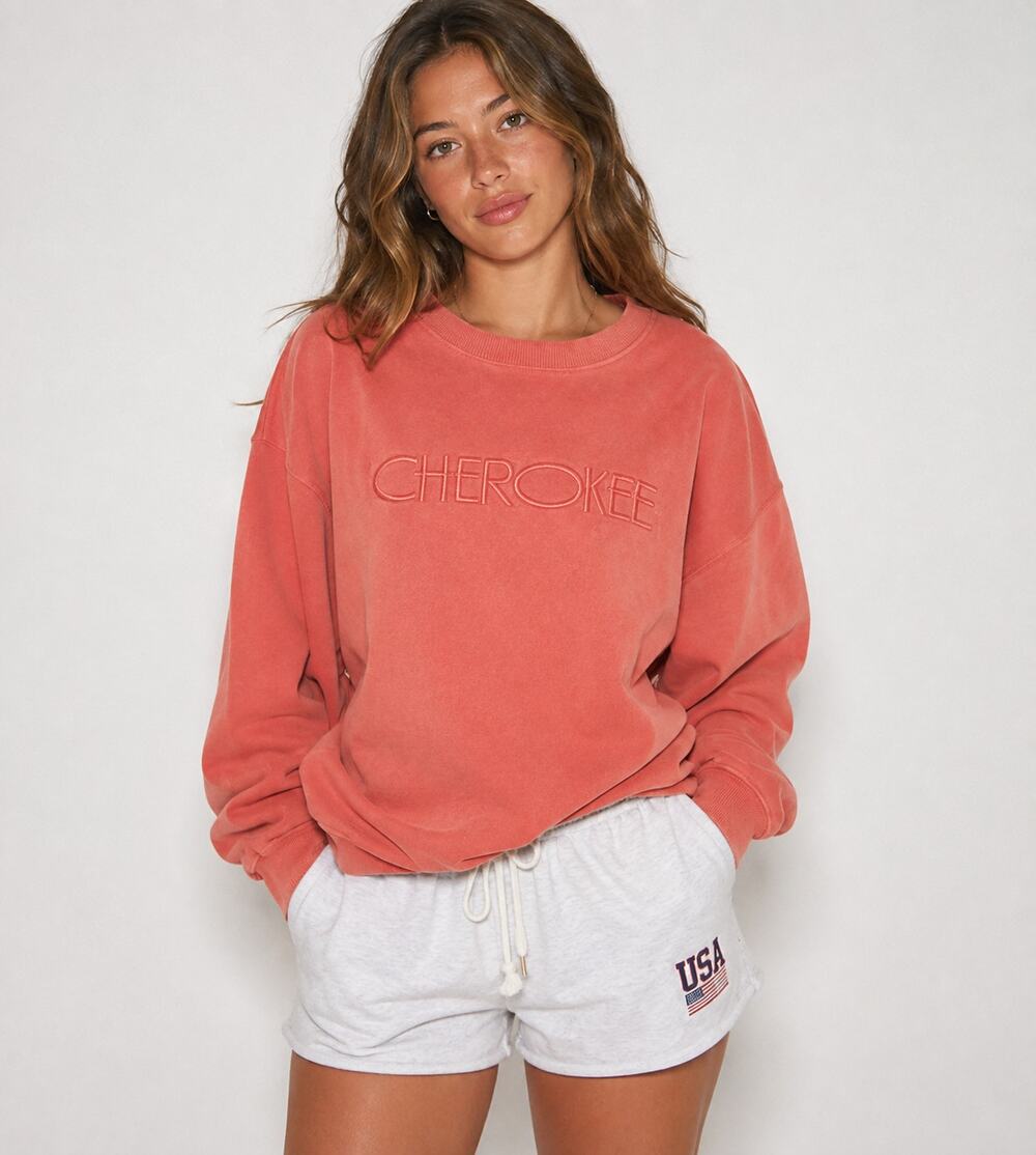 Vintage 90s Cherokee Sweatshirt 3X Oversized Relaxed Preppy Coastal Collegiate